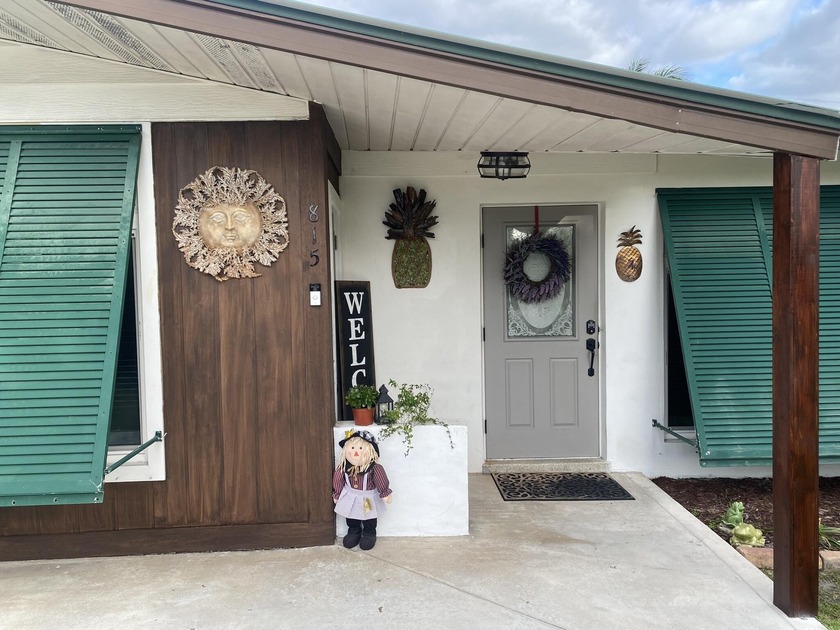 Discover this CBS Pool Home with a Metal Roof and Bahama - Beach Home for sale in Stuart, Florida on Beachhouse.com