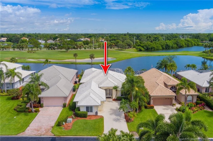 This IMMACULATE 3/3 home offers a stunning POOL & GOLF view - Beach Home for sale in Port Saint Lucie, Florida on Beachhouse.com