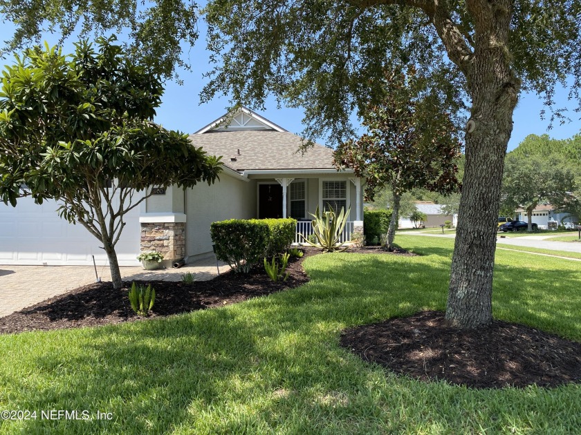 This lovely home sits on a beautifully landscaped, large corner - Beach Home for sale in St Augustine, Florida on Beachhouse.com