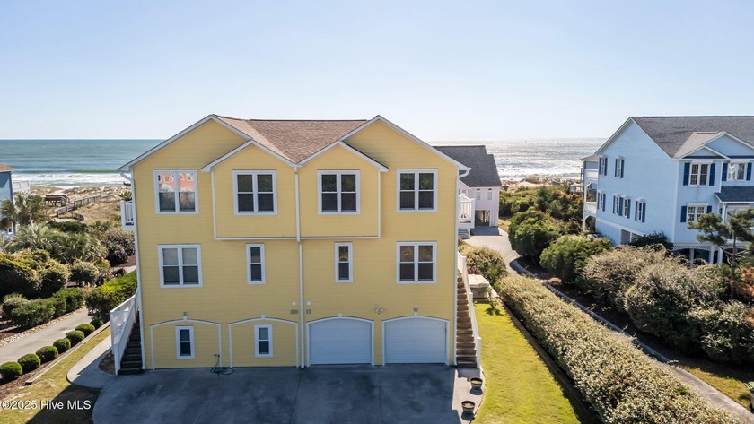 Beautiful oceanfront back-key duplex located in the private - Beach Townhome/Townhouse for sale in Emerald Isle, North Carolina on Beachhouse.com