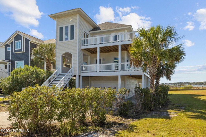 This 4 bedroom 3 bath sound front home has great views of Bogue - Beach Home for sale in Atlantic Beach, North Carolina on Beachhouse.com