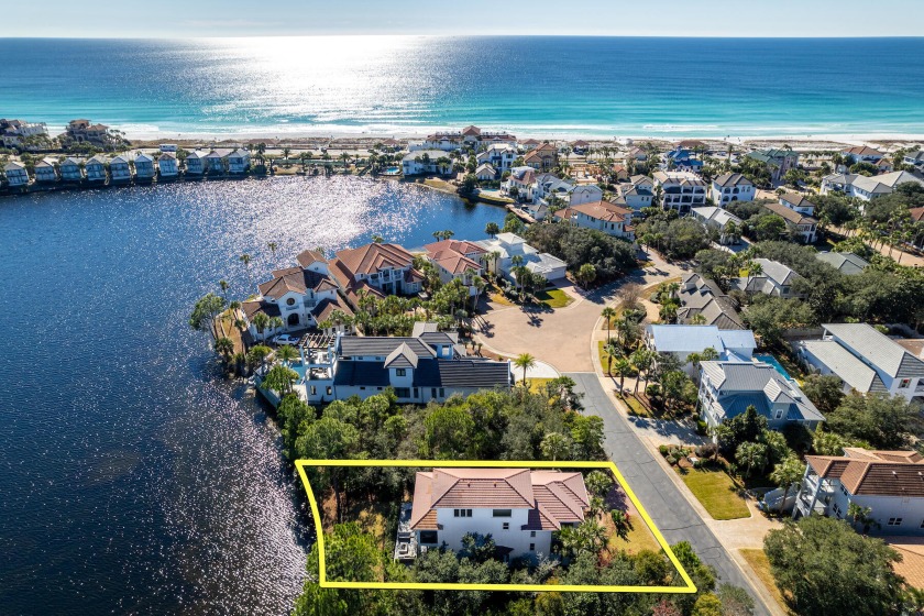 Impressive lake-front coastal retreat with a spectacular - Beach Home for sale in Destin, Florida on Beachhouse.com