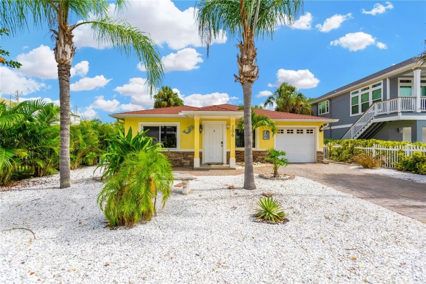 Welcome to your dream coastal retreat! This charming beachside - Beach Home for sale in Indian Rocks Beach, Florida on Beachhouse.com