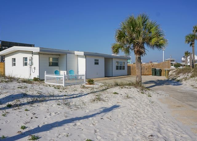 COMPLETE REMODEL! Spacious ground floor home/Gulf Front! - Beach Vacation Rentals in Pensacola Beach, Florida on Beachhouse.com