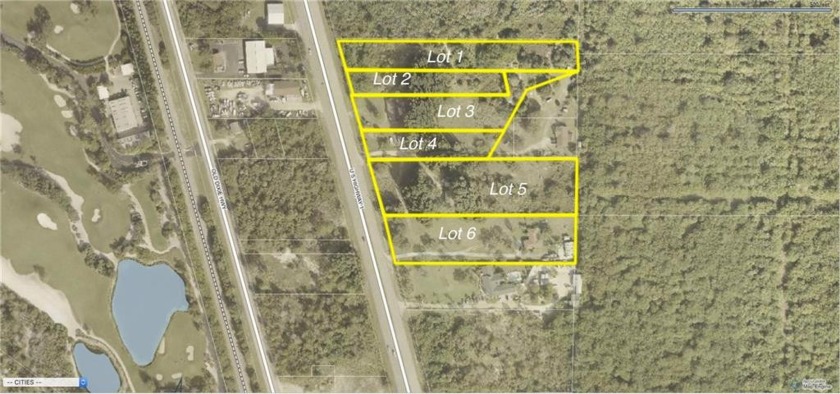 722 FT OF US HWY 1 Frontage; 6 Lots combined, 10.01 acres by one - Beach Lot for sale in Vero Beach, Florida on Beachhouse.com