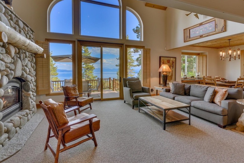 This panoramic lakeview home has ample space for both indoor and - Beach Home for sale in Tahoe City, California on Beachhouse.com