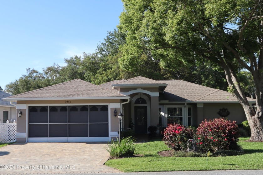 Spectacular view overlooking the GOLF COURSE, located between - Beach Home for sale in Spring Hill, Florida on Beachhouse.com