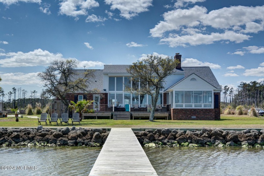 This freshly remodeled waterfront standout is full of luxurious - Beach Home for sale in Smyrna, North Carolina on Beachhouse.com