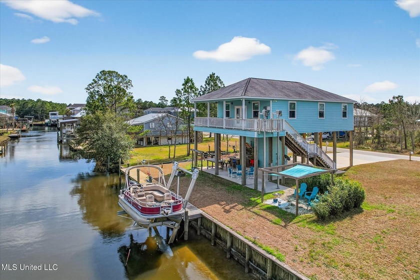 Two waterfront lots; bulkhead, boat lift as well a boat launch - Beach Home for sale in Bay Saint Louis, Mississippi on Beachhouse.com