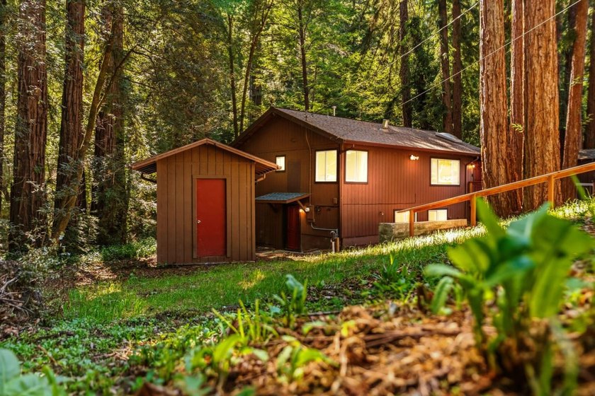Tucked among the redwoods along a wide, year-round creek, this - Beach Home for sale in Boulder Creek, California on Beachhouse.com