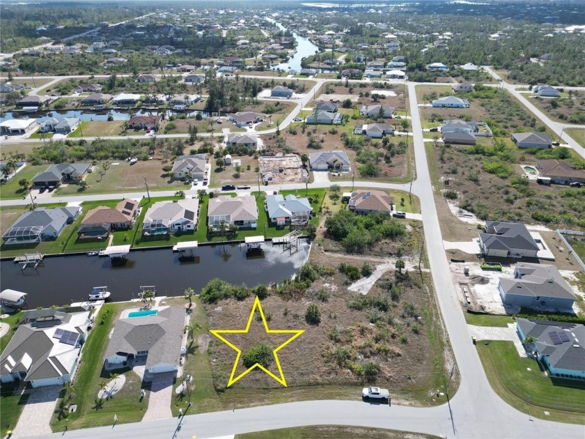 Oversized Waterfront Lot with a 104 feet of concrete seawall - Beach Lot for sale in Port Charlotte, Florida on Beachhouse.com