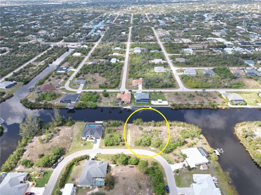 Waterfront Lot For Sale with 99 feet of shoreline with three - Beach Lot for sale in Port Charlotte, Florida on Beachhouse.com