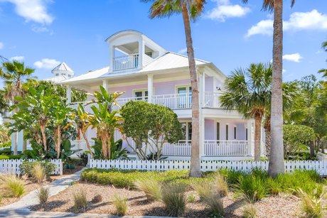 Soaring Palms Sway In The Breezes And Pastel Colored Homes - Beach Home for sale in St Augustine, Florida on Beachhouse.com