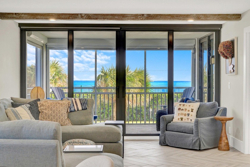 Enjoy ocean views from this fully renovated 3-bedroom, corner - Beach Condo for sale in Juno Beach, Florida on Beachhouse.com