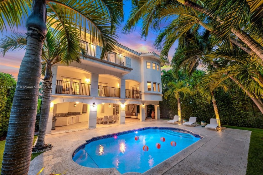 Grand 3-story gated home on prestigious lower North Bay Road - Beach Home for sale in Miami Beach, Florida on Beachhouse.com