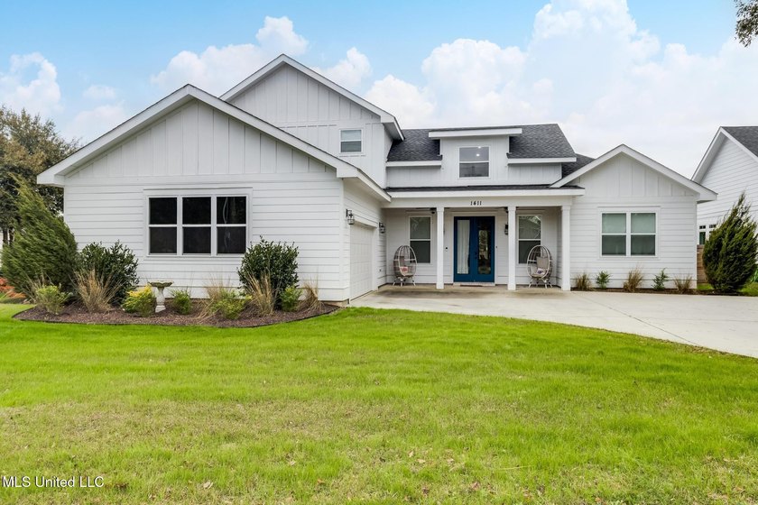 This custom home is located roughly 500 feet from Gulfport Sand - Beach Home for sale in Gulfport, Mississippi on Beachhouse.com