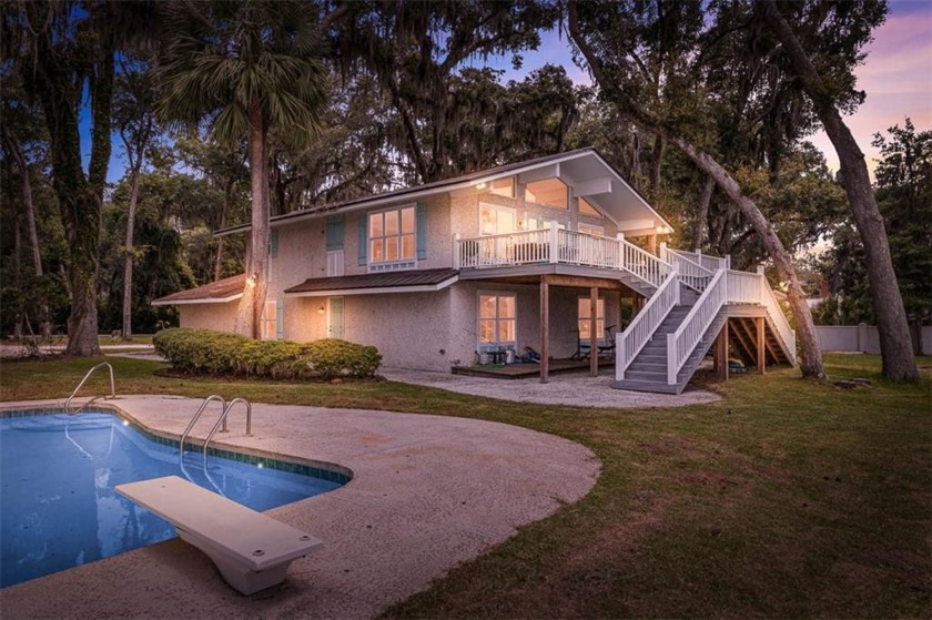 If you are looking for privacy with deep water access on close - Beach Home for sale in Saint Simons, Georgia on Beachhouse.com