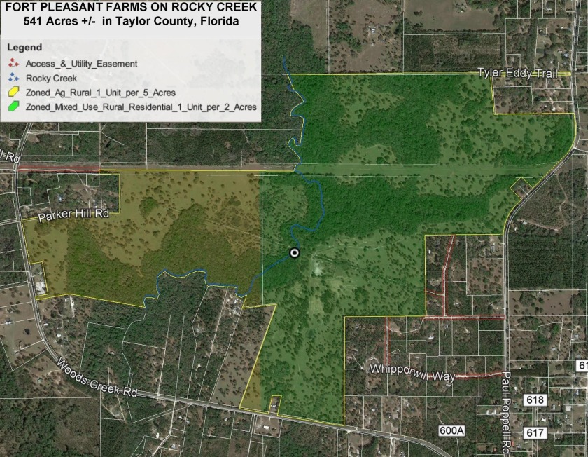 Fort Pleasant Farms on Rocky Creek is a 541 Acre ranching - Beach Acreage for sale in Perry, Florida on Beachhouse.com
