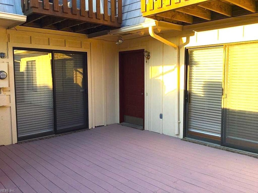 Warm and inviting large patio for your outdoor enjoyment and - Beach Home for sale in Virginia Beach, Virginia on Beachhouse.com