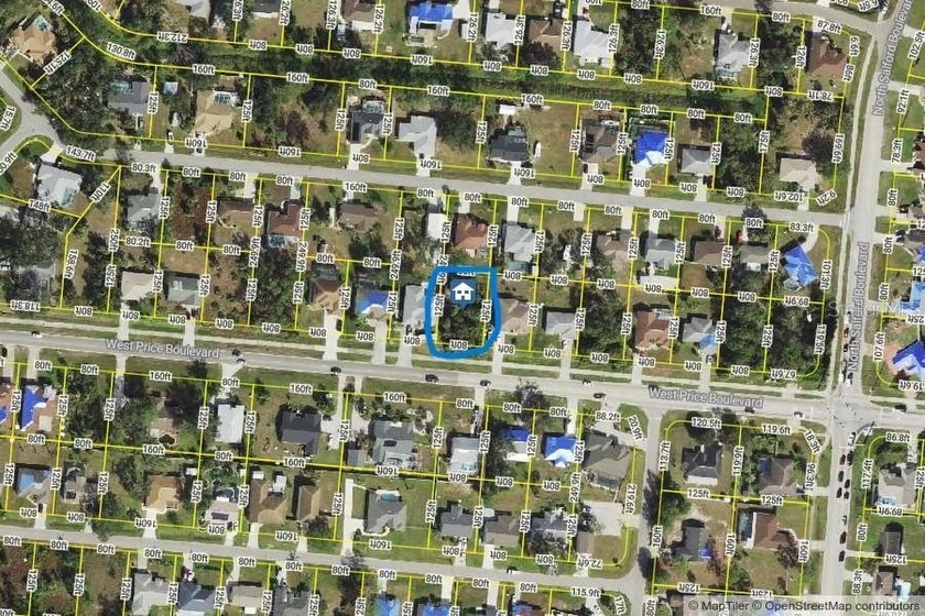 North Port lot zoned CTNP (multi-family or light commercial). On - Beach Lot for sale in North Port, Florida on Beachhouse.com