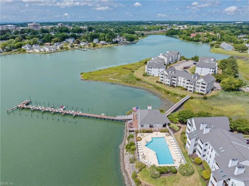Enjoy carefree, water view living in this spacious 3 bedroom, 2 - Beach Home for sale in Hampton, Virginia on Beachhouse.com