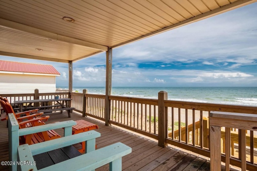 This oceanfront home is built solid & has withstood the tests of - Beach Home for sale in Oak Island, North Carolina on Beachhouse.com