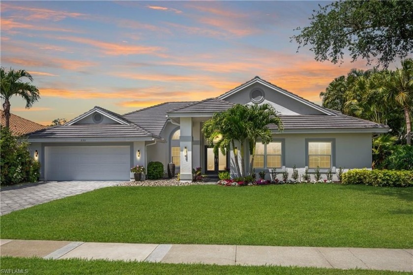 Spectacular sunsets await in this newly renovated Valley Oak - Beach Home for sale in Naples, Florida on Beachhouse.com