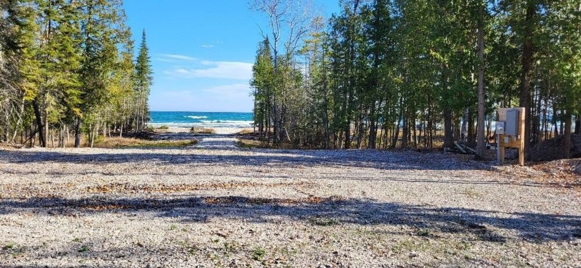 Beautiful 106' of Lake Huron frontage on the Sunrise side! - Beach Lot for sale in Bois Blanc Island, Michigan on Beachhouse.com