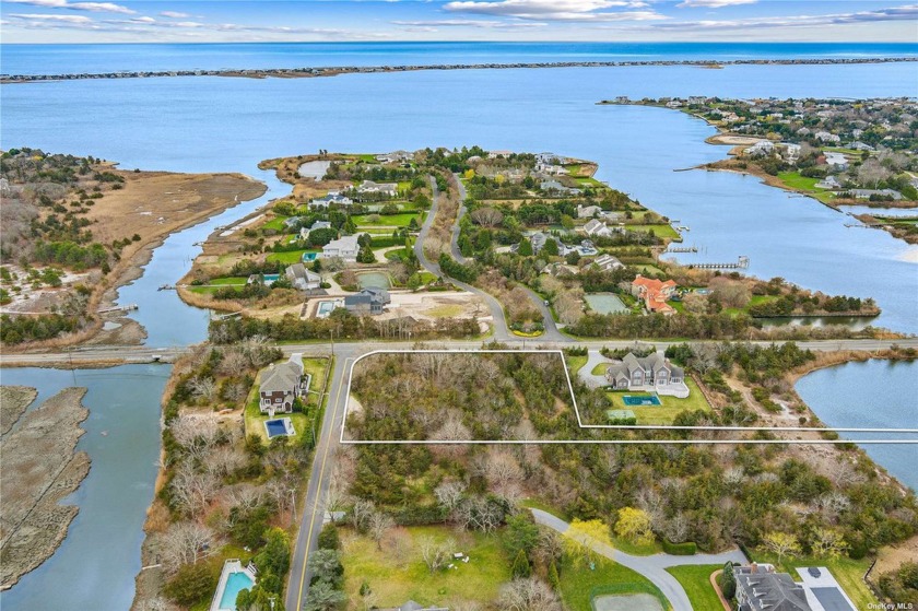 Nestled amidst million-dollar homes, this remarkable 1.58-acre - Beach Lot for sale in Westhampton, New York on Beachhouse.com