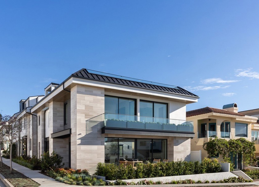An expression of coastal refinement, this newly constructed - Beach Townhome/Townhouse for sale in Corona Del Mar, California on Beachhouse.com