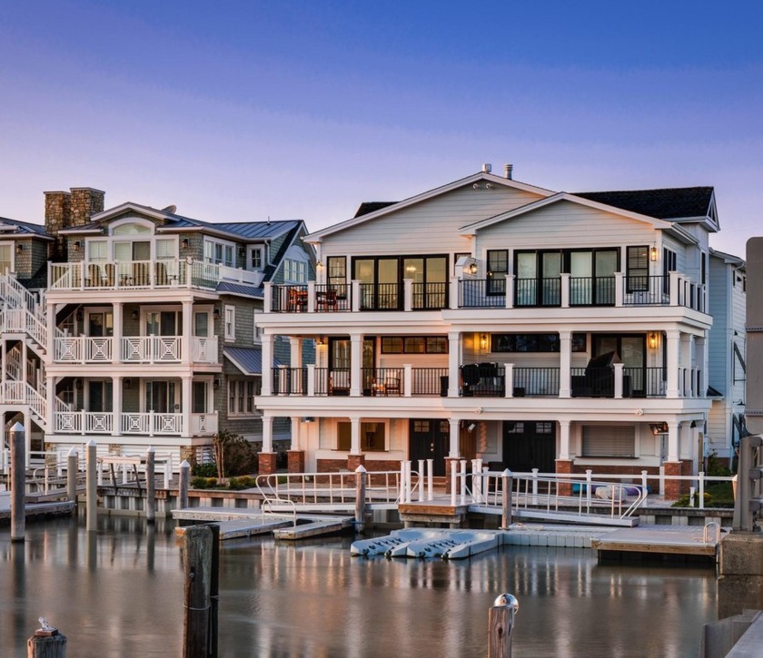 WATERFRONT.  PRIVATE BOAT DOCK.  AMAZING SUNSET VIEWS. ELEVATOR - Beach Townhome/Townhouse for sale in Lower Township, New Jersey on Beachhouse.com