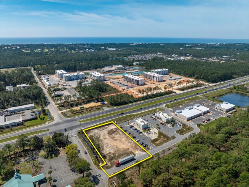 HARD CORNER WITH LIKELY IMMINENT SIGNALIZED INTERSECTION! - Beach Lot for sale in Santa Rosa Beach, Florida on Beachhouse.com