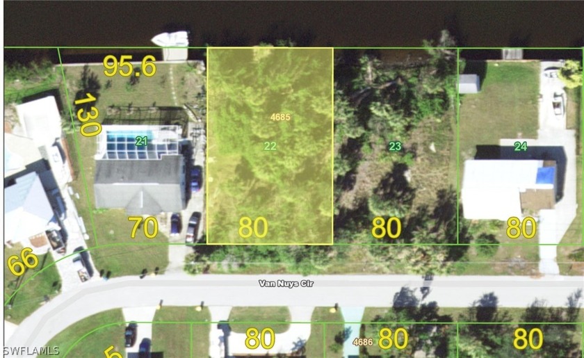 80 Feet of Sailboat waterfront property waiting for you to build - Beach Lot for sale in Port Charlotte, Florida on Beachhouse.com