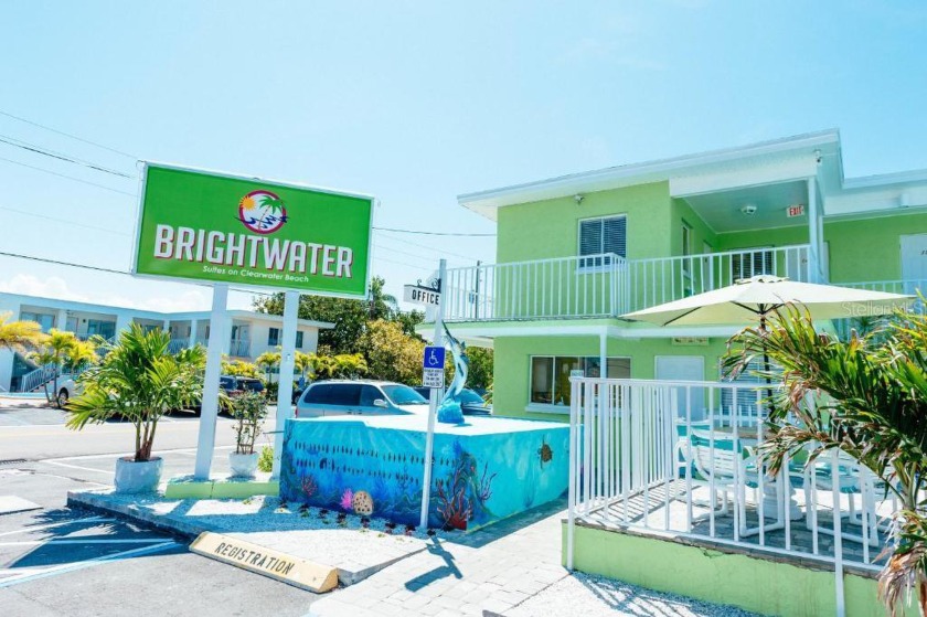 Classic boutique motel with that Old Florida Key West theme on - Beach Commercial for sale in Clearwater, Florida on Beachhouse.com