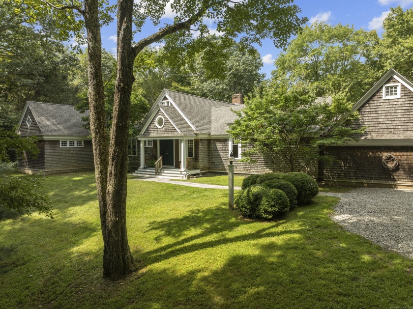 A handsome classic New England shingle style contemporary home - Beach Home for sale in Lyme, Connecticut on Beachhouse.com