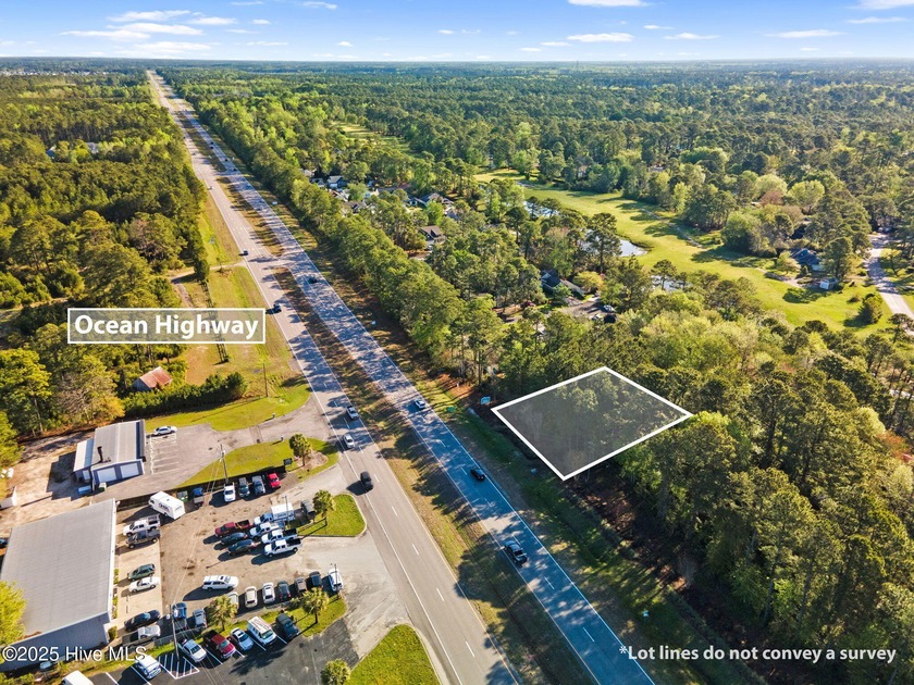 Prime commercial lot for sale on Highway 17, just before the - Beach Lot for sale in Calabash, North Carolina on Beachhouse.com