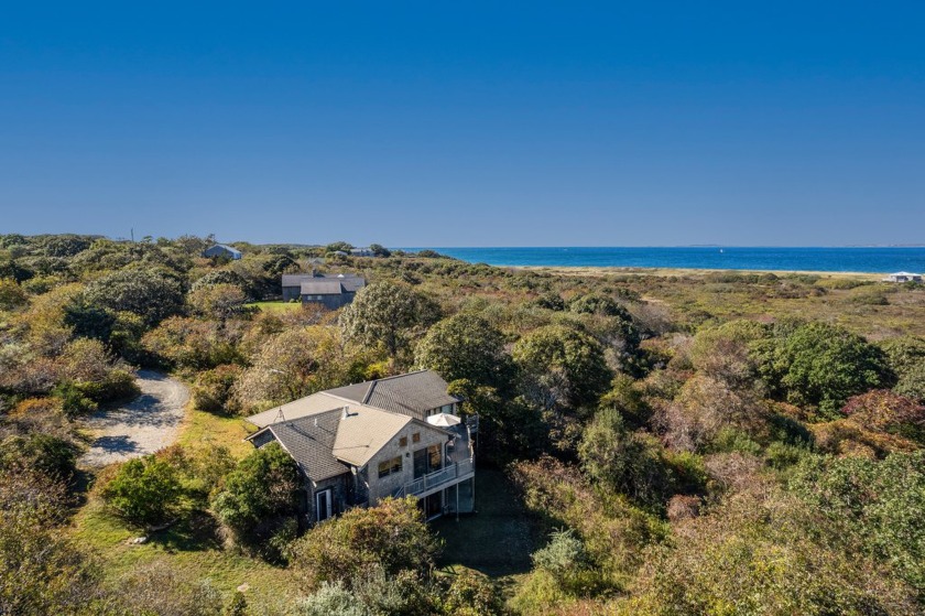 Spacious contemporary set high off Lighthouse Road with - Beach Home for sale in Aquinnah, Massachusetts on Beachhouse.com