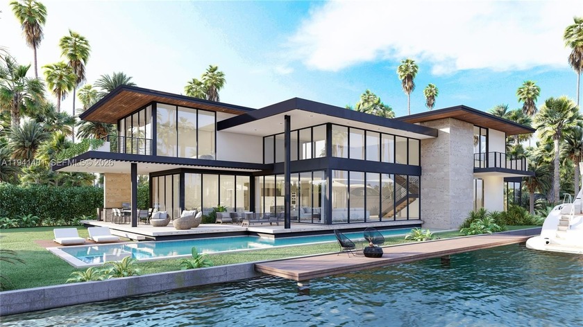 Exceptional opportunity to build a custom waterfront estate with - Beach Home for sale in North Miami, Florida on Beachhouse.com