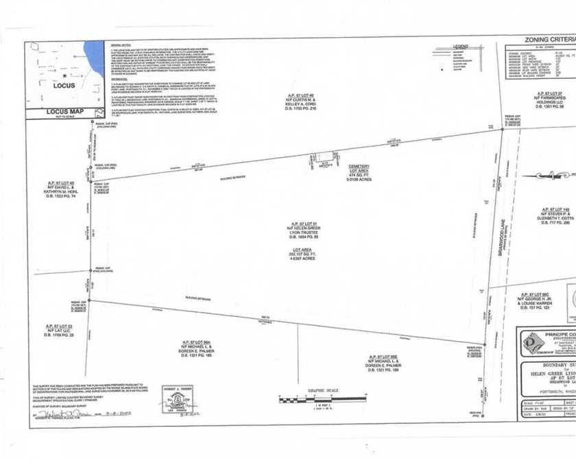 4.6 Acres to build your dream home on...Just off Wapping Road - Beach Acreage for sale in Portsmouth, Rhode Island on Beachhouse.com