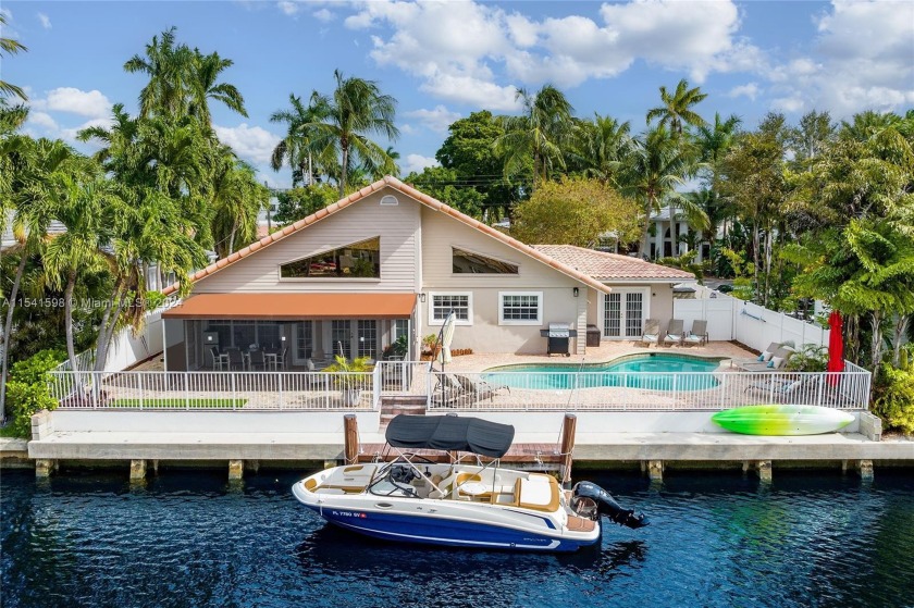 Welcome home to this spectacular waterfront home featuring 3 - Beach Home for sale in Pompano Beach, Florida on Beachhouse.com
