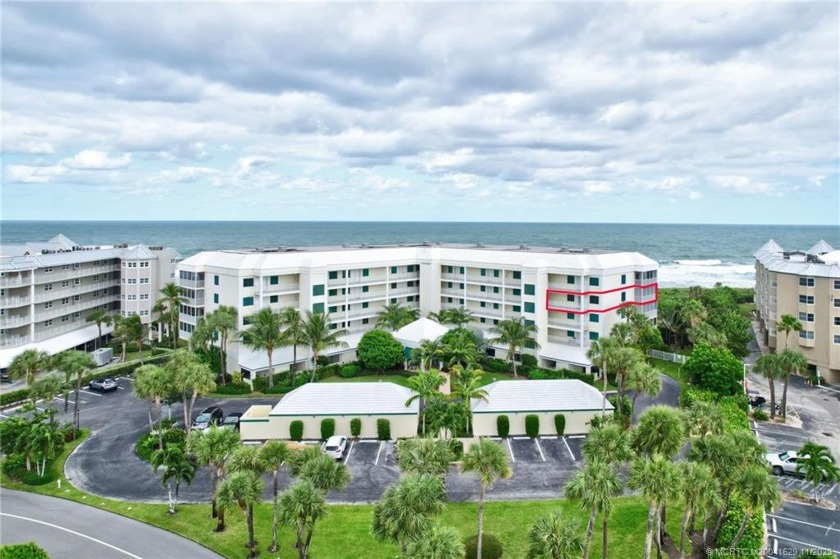 Wide oceanfront views from this end unit condominium, is located - Beach Condo for sale in Hutchinson Island, Florida on Beachhouse.com