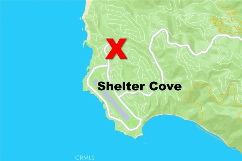 The ocean and Little Black Sands Beach are just a 20-minute walk - Beach Lot for sale in Shelter Cove, California on Beachhouse.com