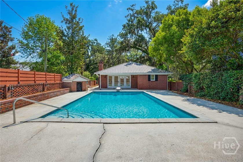 Brick home with swimming pool! This charming all-BRICK 2-bedroom - Beach Home for sale in Savannah, Georgia on Beachhouse.com