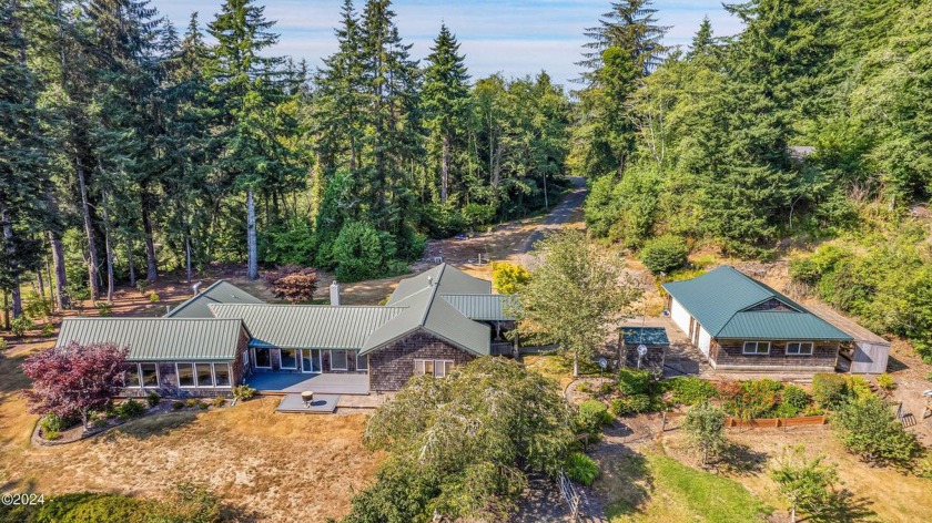 Enjoy life in this secluded, solidly-built 3,000+ square foot - Beach Home for sale in Newport, Oregon on Beachhouse.com