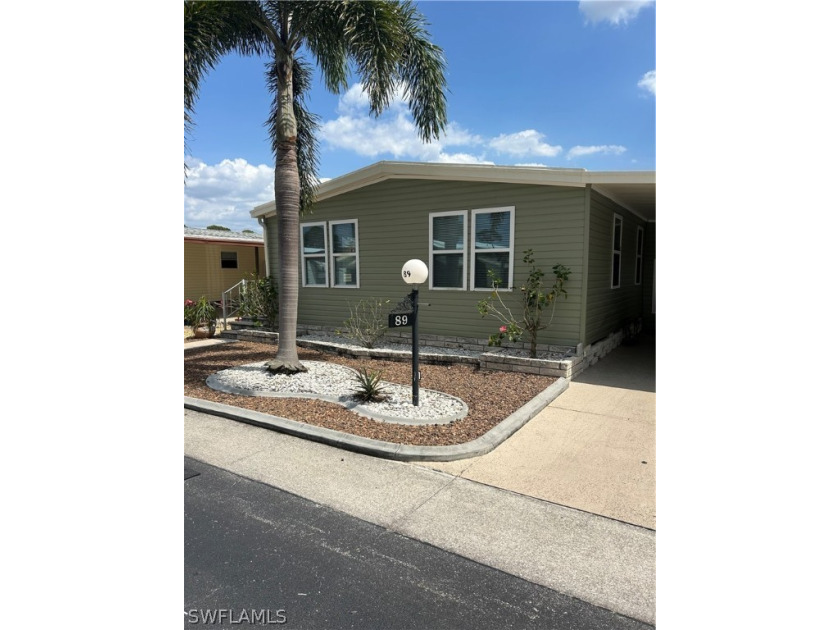 Beautifully renovated in 2024 this 2-bedroom 2 bath manufactured - Beach Home for sale in North Fort Myers, Florida on Beachhouse.com