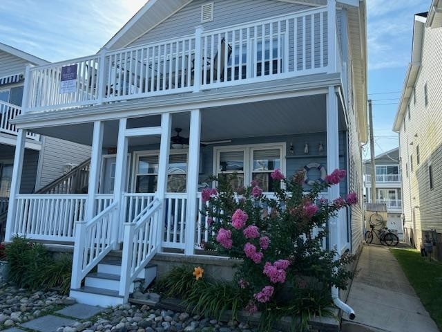 Second floor duplex with a great sunset view of the back - Beach Home for sale in Ocean City, New Jersey on Beachhouse.com