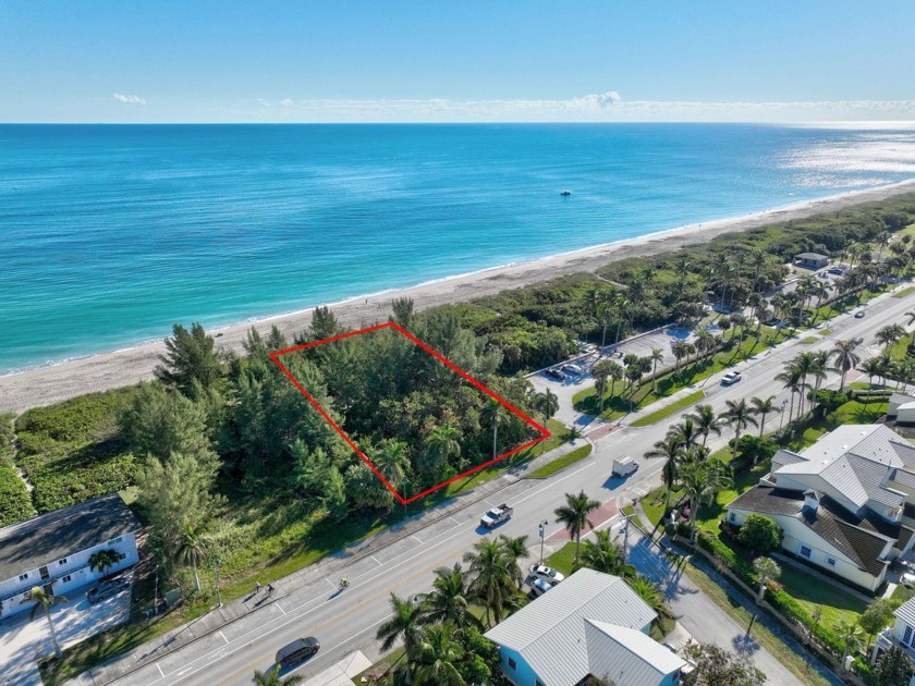 OCEAN FRONT LOT with 123 feet on the ocean!  Lot size is 124 x - Beach Lot for sale in Fort Pierce, Florida on Beachhouse.com