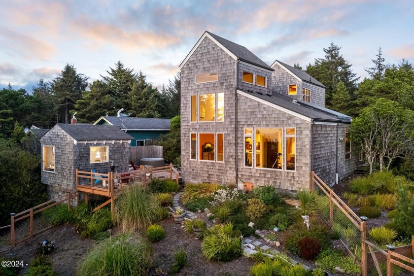 Nestled where the forest meets the sea, this architecturally - Beach Home for sale in Waldport, Oregon on Beachhouse.com