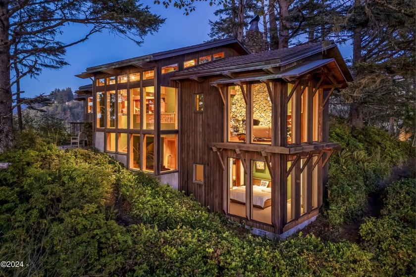 Nestled amid the cathedral of Sitka Spruce, where the coastal - Beach Home for sale in Neskowin, Oregon on Beachhouse.com