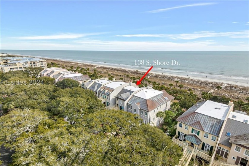 Unique OCEANFRONT offering of a Southshore Townhome located - Beach Home for sale in Hilton Head Island, South Carolina on Beachhouse.com